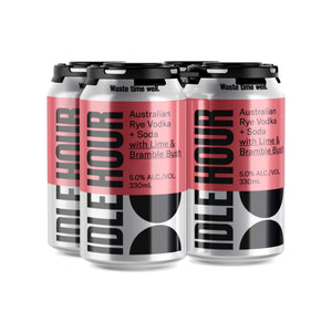 Idle Hour Vodka Soda + Lime & Bramble Bush 4 Pack